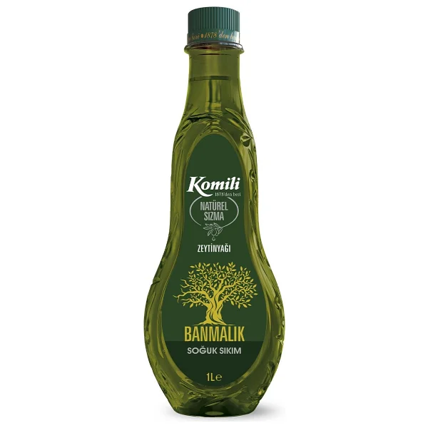 Komili Banmalık Soğuk Sıkım Natürel Sızma Zeytinyağı 1 Lt - Görsel 3