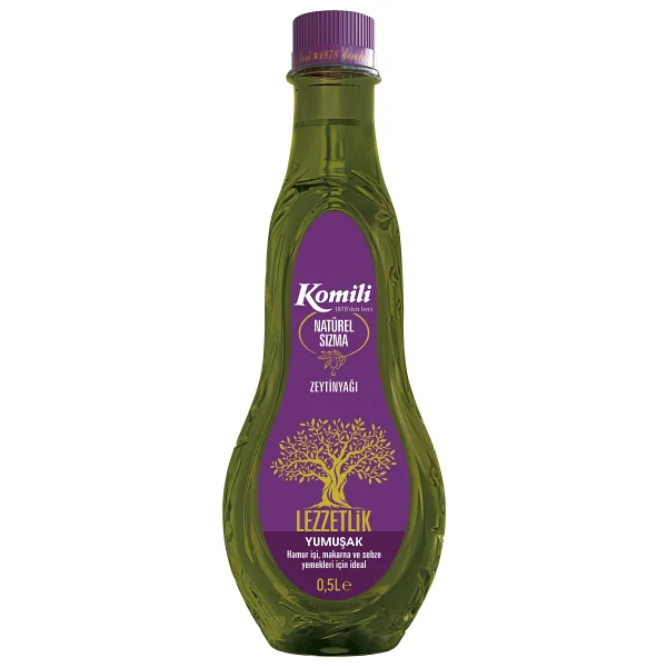 Komili Ege Lezzetlik Yumuşak Natürel Sızma Zeytinyağı 500 Ml - Görsel 3