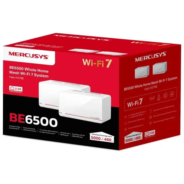 Mercusys Halo H37be 6500 Mbps 2'li Router - Görsel 10