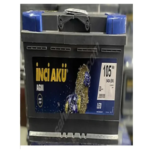İnci Akü Agm Leo 105 Ah 940 En Start-Stop Akü - Görsel 3