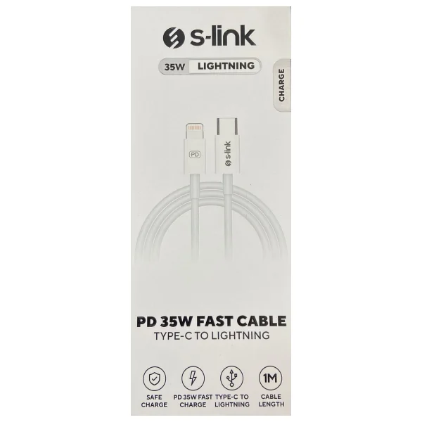 S-Link Sl-C120 1 M Type-C To Lightning Hızlı Şarj Kablosu - Görsel 8