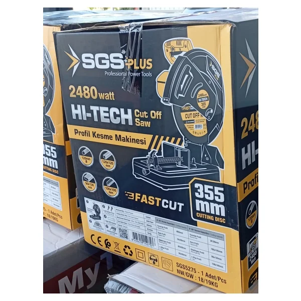 Sgs 5275 2480 W Profil Kesme Makinesi - Görsel 3