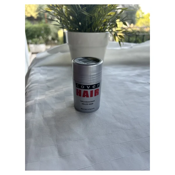 Cover Hair 14 Gram Saç Fiberi Dolgunlaştırıcı Kellik Kapatıcı Siyah Toz (Topik Tozu) - Görsel 10
