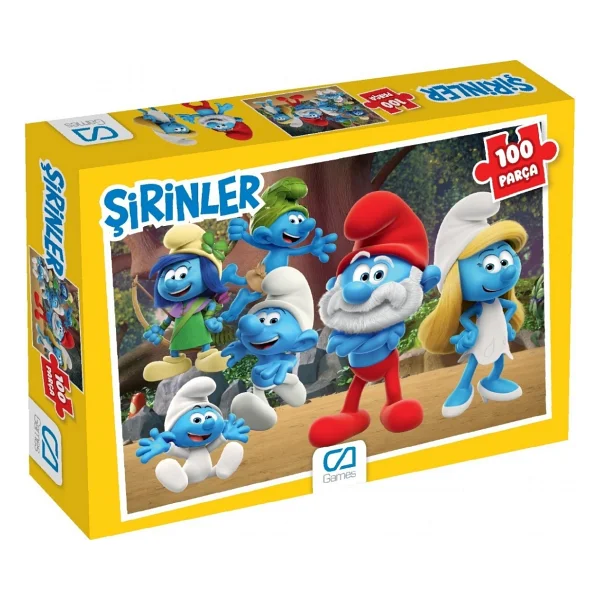 Ca Games Şirinler 100 Parça Puzzle - Görsel 7