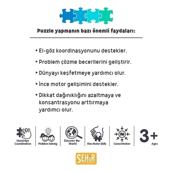 Ca Games Şirinler 100 Parça Puzzle - Görsel 6