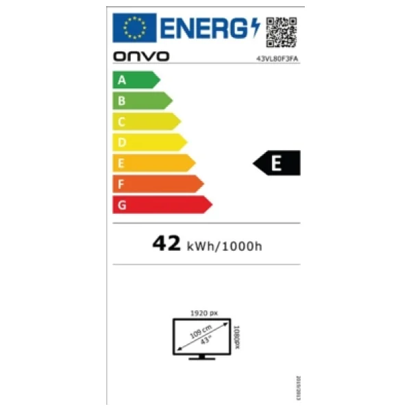 Onvo 43vl80f3fa Full HD 43" 109 Ekran Uydu Alıcılı Smart LED TV - Görsel 4