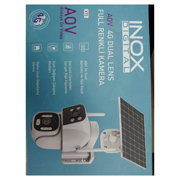 Inox Digital Inox-X15 2 Mp Solar Güneş Enerjili Gece Görüşlü Güvenlik Kamerası - Görsel 8