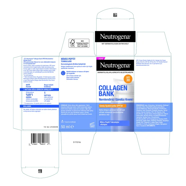 Neutrogena Collagen Bank 30 Faktör Nemlendirici 50 Ml Gündüz Kremi - Görsel 8
