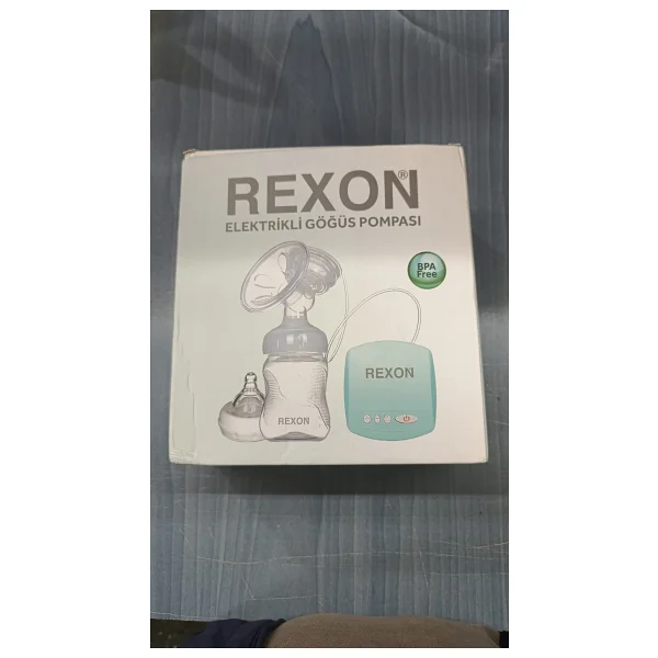 Rexon USB Elektrikli Göğüs Pompası Masaj Ve Biberon Özellikli 9 Farklı Mod Süt Sağma Pompası - Mavi - Görsel 8
