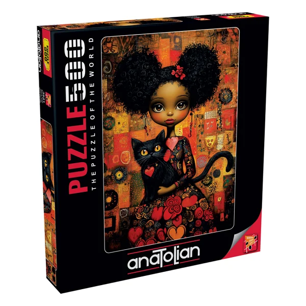Anatolian Kara Kedi 500 Parça Puzzle 3641 - Görsel 8