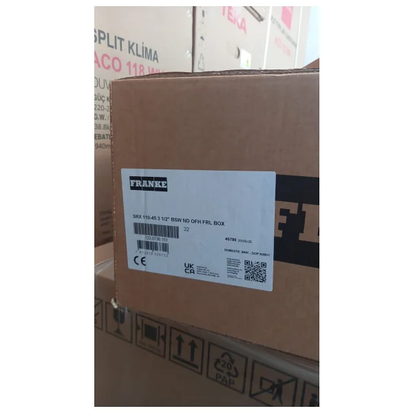 Franke Smart SRX 110-45 Tezgah Altı Çelik Eviye - Görsel 5