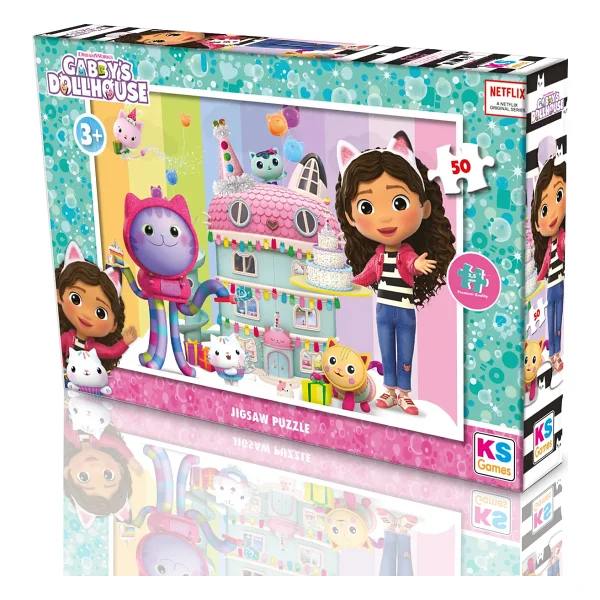 Ks Games Gabby's Dollhouse 50 Parça Puzzle - Görsel 4