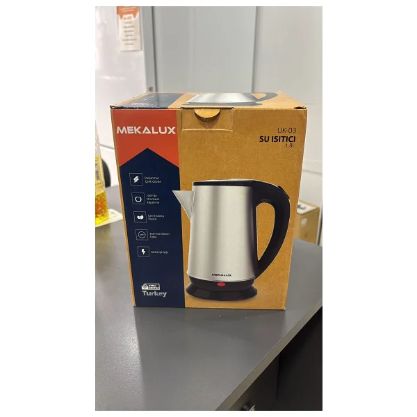 Mekalux Uk-03 Çelik Kettle - Inoks - Görsel 6