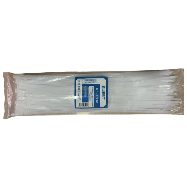 Gwest Gt 370 St 100 Adet 370x4.8mm Beyaz Kablo Bağı - Görsel 7