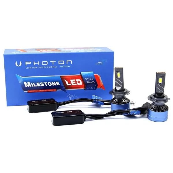 Photon Milestone H7 Saga Edition LED Xenon Far Ampul Takım 12-24v - Görsel 3