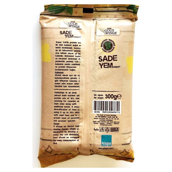 Gold Wings Aspur 300 Gr Sade Kanarya Yemi - Görsel 5