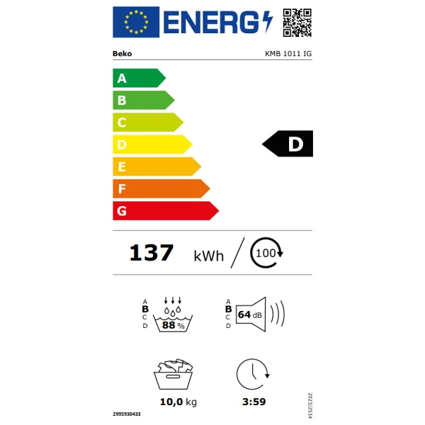 Beko Kmb 1011 Ig 10 Kg Çamaşır Kurutma Makinesi - Görsel 7