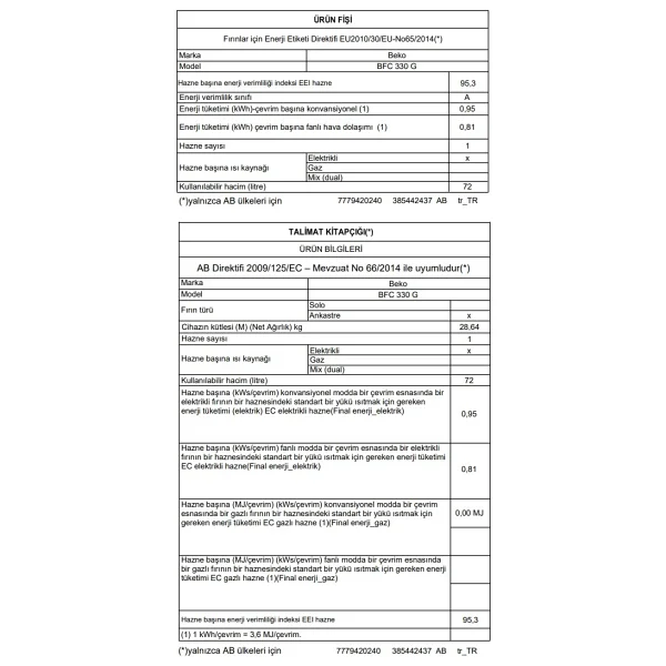 Beko New Grey Star 3lü Ankastre Set ( Bfc 330 G - Bocd T 6011 Eg - Bde 6050 G ) - Görsel 6