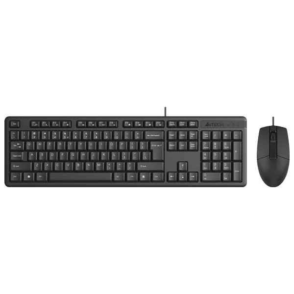 A4 Tech Kr-3330s Sessiz Kablolu Klavye Mouse Seti - Görsel 9