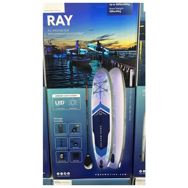 Aqua Marina Ray 11'0" Tpu Şişme Stand Up Paddle Board LED Aydınlatmalı Sup - Görsel 6