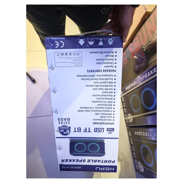 Hepu Hp-978 Bluetooth Hoparlör - Görsel 7