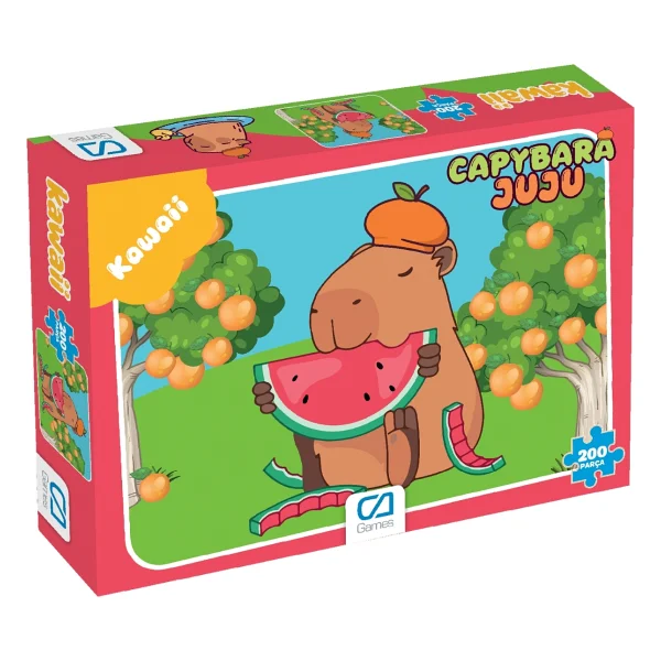 Ca Games Kawaii Capybara Juju 200 Parça Puzzle 5333 - Görsel 3