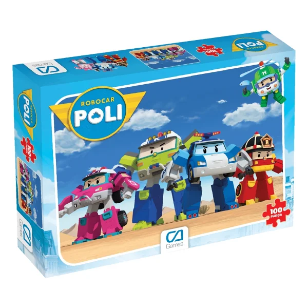 Ca Games Robocar Poli 100 Parça Puzzle 5327 - Görsel 2