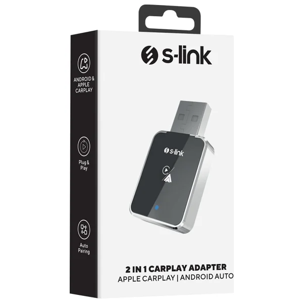 S-Link Sl-Car01 2in1 Kablosuz Carplay Adaptör - Görsel 10