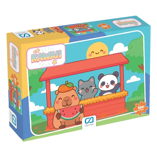 Ca Games Kawaii Capybara 100 Parça Puzzle 5332 - Görsel 2