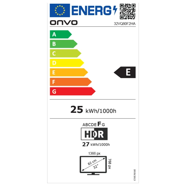 Onvo 32vq80f2ha HD 32" 82 Ekran Uydu Alıcılı Smart QLED TV - Görsel 8
