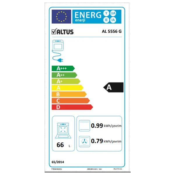 Altus Al 5556 G Ocaklı Fırın - Görsel 7