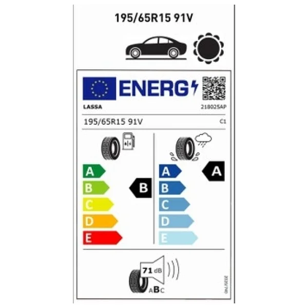 Lassa Revola 195/65 R15 91v Yaz Lastiği - Görsel 3
