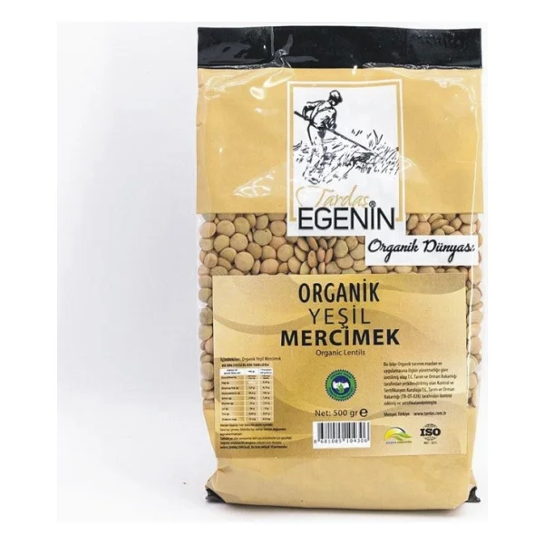 Tardaş Egenin Organik Yeşil Mercimek 500 Gr - Görsel 4