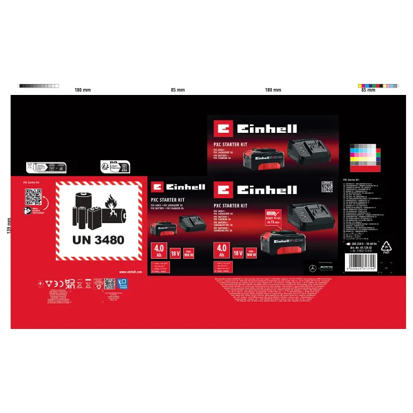 Einhell Tp-CD 18/120 Li Bl + Tp-Ag 12/125 F Li Bl (4,0 Ah Akü Ve Şarj Cihazı Ve Çanta Dahildir) - Görsel 9