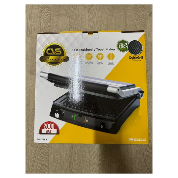 Cvs Siyah Premium Tost Makinesi - Görsel 4