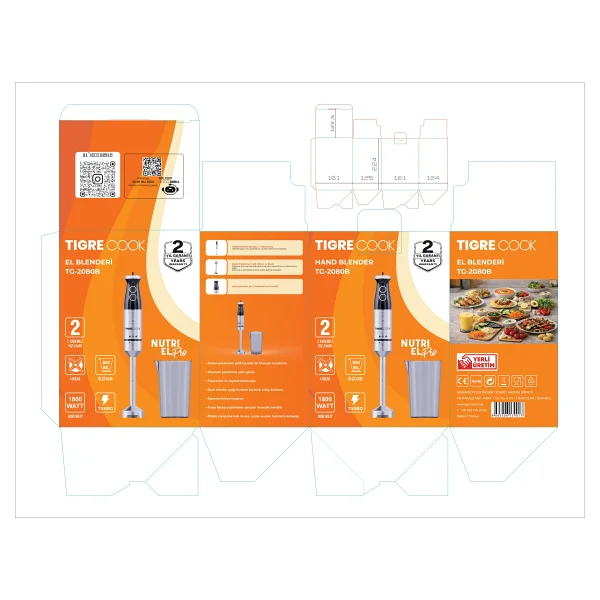 Tigrecook 1800 W El Blender - Görsel 6