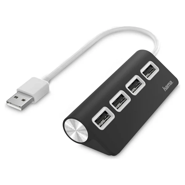 Hama 4 Ports Usb 2.0 480 Mbit /S Beyaz Usb Hub - Görsel 2