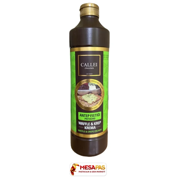 Callei Chocolate Antep Fıstıklı Waffle & Pankek & Krep Sosu 1 Kg - Görsel 2