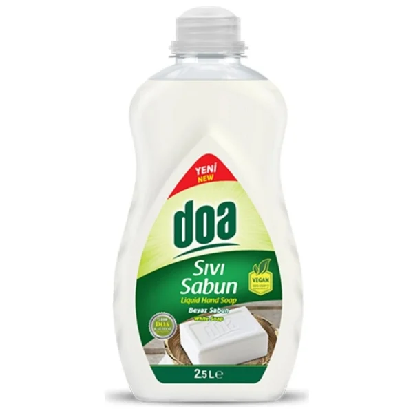 Doa Sıvı Sabun Beyaz Sabun Kukokulu 2.5 Lt X 3 Adet - 2500 Ml - Görsel 6