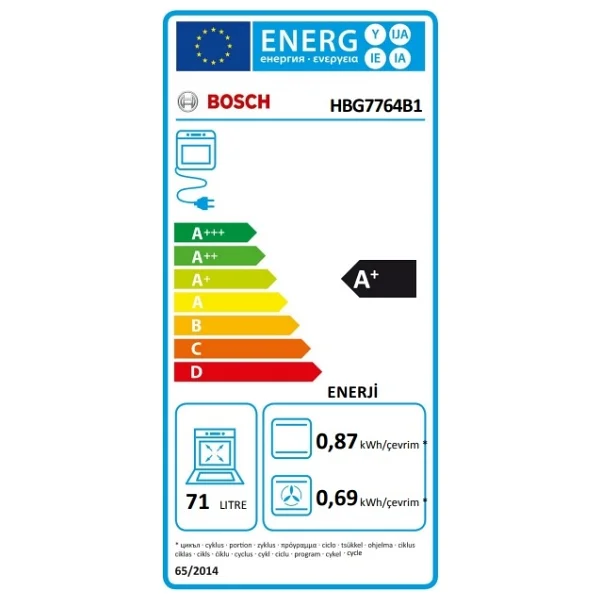 Bosch Black Deluxe 3 Lü Ankastre Set 609 ( Hbg7764b1- Pop6c6p31o - Dwk66pj60t ) - 4d Hot Air - 3d Fry - Görsel 6
