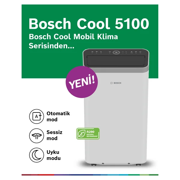 Bosch Cool 5100 12000 Btu Mobil Klima - Görsel 8