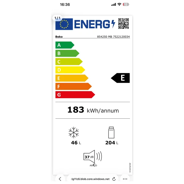 Beko 854250 MB Çift Kapılı Buzdolabı - Görsel 8