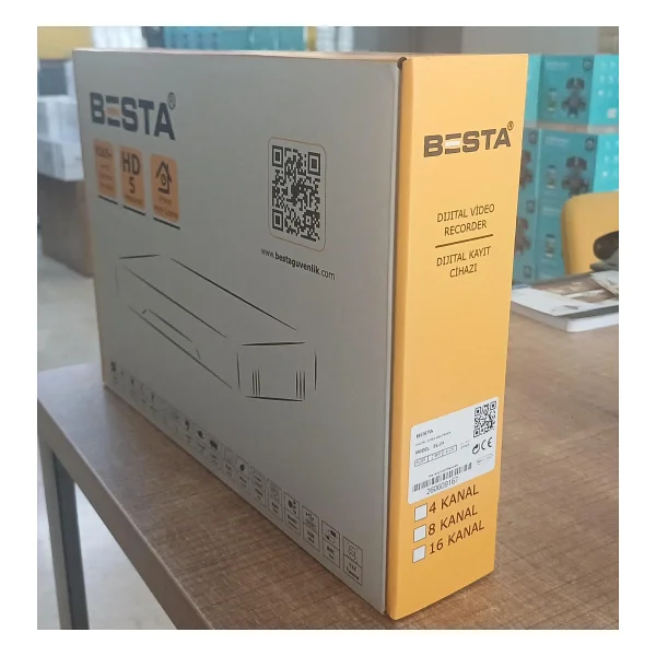 Besta 4 Kanal 2mp Full HD H265 Dvr Kayıt Cihazı Xmeye Kd-304 - Görsel 3