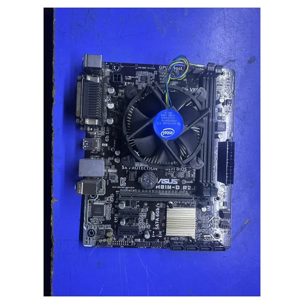 Asus H81m-D R2.0 Intel H81 Soket 1150 DDR3 1600mhz Vga Anakart+I7 4790 CPU+Fan Refrubıshed - Görsel 3