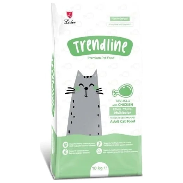 Trendline Renkli Taneli Yetişkin Kedi Maması 1 Kg - Standart - Görsel 2
