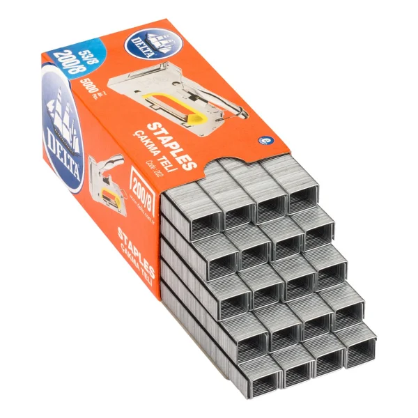 Delta Zımba Teli 200/8 200 Adet 10,20 Mm Kolay Kullanım İçin Kırtasiye Malzemesi - Görsel 2