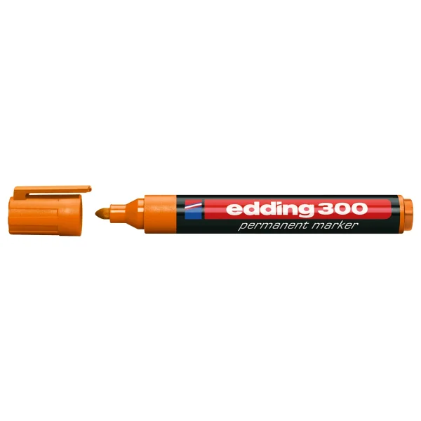 Edding 300 Turuncu Permanent Marker Kalem - Görsel 2