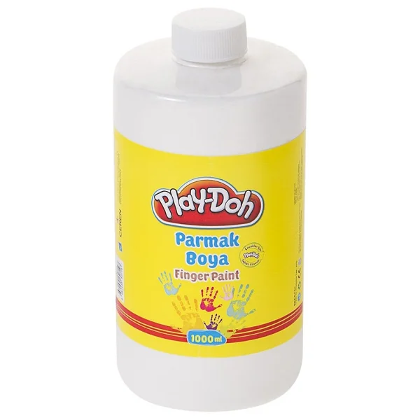 Play-Doh 1000 ml Parmak Boyası Beyaz