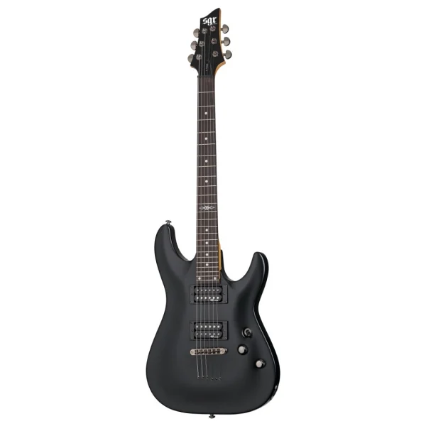 Schecter Sgr C-1 Midnight Satin Black Elektro Gitar - Görsel 5