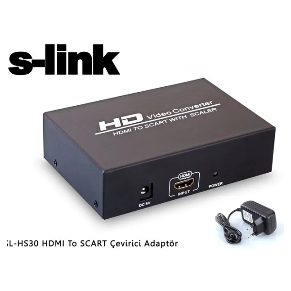 S-Link Sl-Hs30 Hdmı To Scart Dönüştürücü - Görsel 2